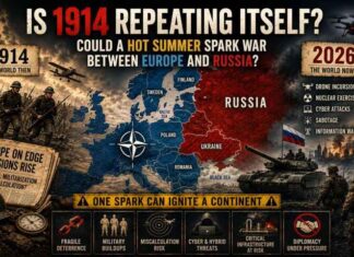 Herhaalt 1914 zich? Zal er uiteindelijk openlijk oorlog uitbreken tussen Europa en Rusland?