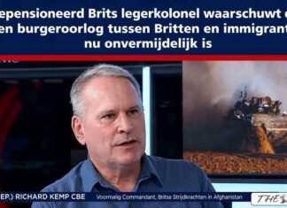 Gepensioneerde kolonel van het Britse leger waarschuwt dat een burgeroorlog tussen Britten en immigranten nu onvermijdelijk is