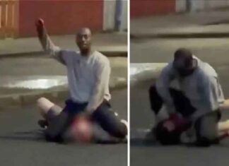 Horror in Belfast: Afrikaanse migrant probeert slachtoffer op straat het hoofd af te zagen