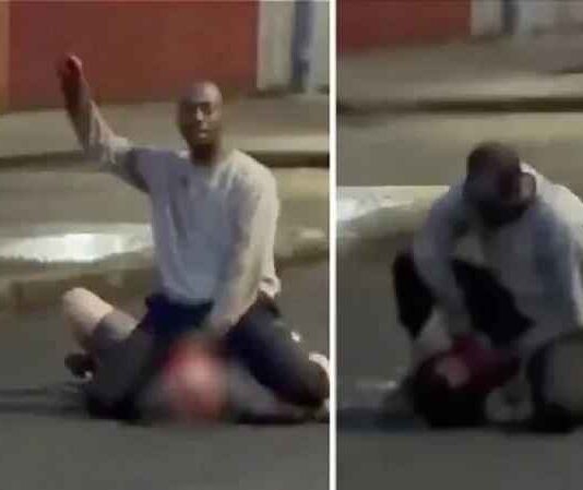 Horror in Belfast: Afrikaanse migrant probeert slachtoffer op straat het hoofd af te zagen