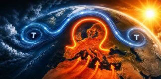 Hittegolf boven Europa: de echte oorzaak is de omega-blokkade – niet CO₂