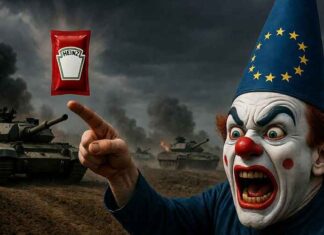 EU op het randje: oorlog vormt geen milieuprobleem, maar ketchupzakjes worden verboden