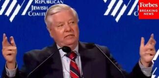 Let op degenen die het leven van senator Lindsey Graham vieren