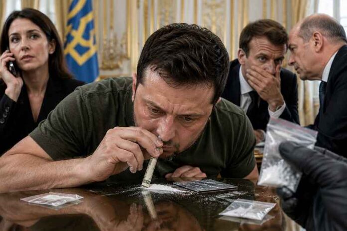 Zelensky ontkent berichten over cocaïne