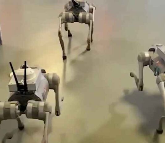Het is een race tussen revolutionair bewustzijn en de inzet van politierobots