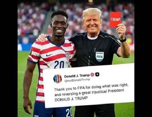 FIFA trok de rode kaart van de Amerikaanse international in na een uitspraak van Trump: fans reageerden met een stortvloed aan memes op social media
