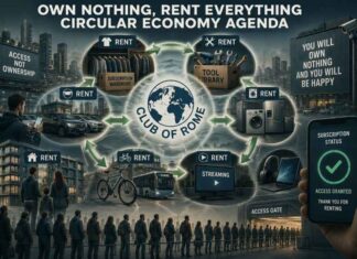De ‘Own Nothing, Be Happy’ circulaire economieagenda streeft ernaar alle producten om te zetten in diensten, verhuur en abonnementen: een perspectief