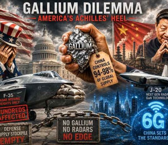De verstikkende greep van gallium: waarom de VS geen precisieraketten en volledig functionele F-35’s kunnen produceren