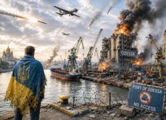 De blokkade van de havens van Odessa door Rusland zou wel eens een grimmig keerpunt in de oorlog kunnen zijn