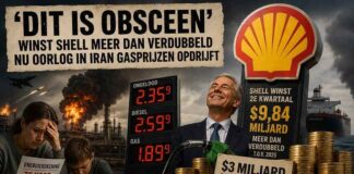 ‘Dit is obsceen’: Winst Shell meer dan verdubbeld nu oorlog in Iran gasprijzen opdrijft