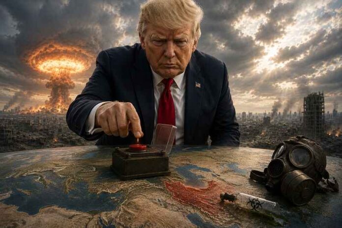 Donald Trump, Iran, kernoorlogvoering en biologische oorlogsvoering