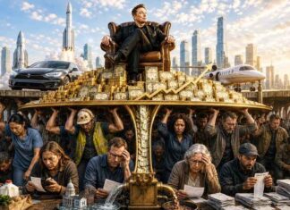 Het fortuin van Elon Musk is te danken aan het feit dat hij geen belasting betaalt