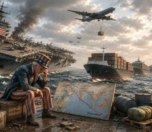 Irans strategie blijkt succesvol nu de Amerikaanse logistieke keten door vroege aanvallen is gehinderd en tot het uiterste wordt belast
