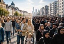 “Replacement Clock“: nieuwe website toont de vervanging en het uitsterven van de Europeanen