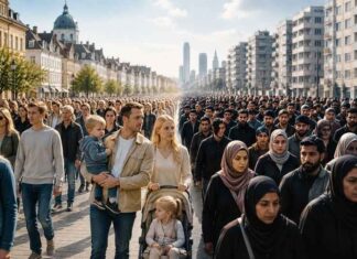 “Replacement Clock“: nieuwe website toont de vervanging en het uitsterven van de Europeanen