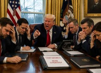 Trump heeft geen afstandsmunitie meer, gooit in plaats daarvan met F-bommen