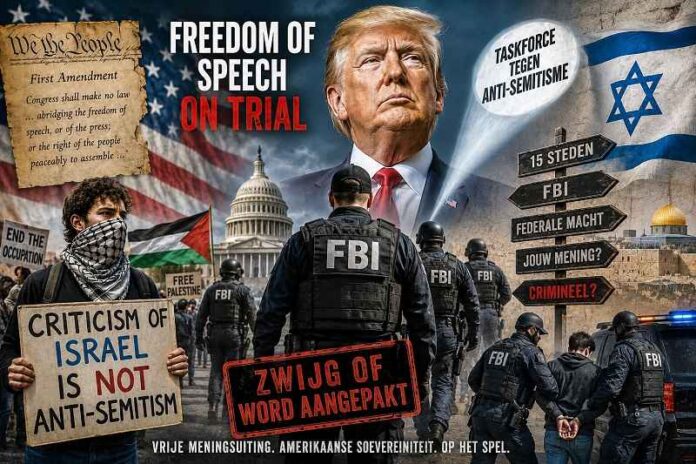 Trump kondigt FBI-taskforce tegen ‘antisemitisme’ aan