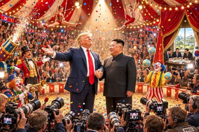 Weer een Trump-Kim-circus