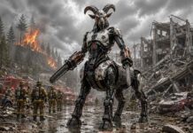 Startup bouwt robot met het lichaam van een centaur en het hoofd van een demon als redder voor crisisgebieden