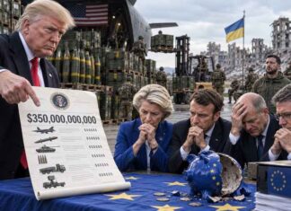350 miljard dollar terug: Trump presenteert Europa de rekening voor de hulp aan Oekraïne