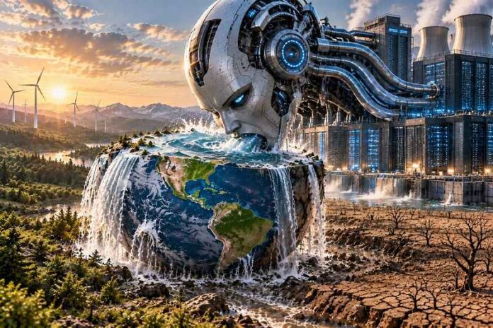 AI zou wel eens de druppel kunnen zijn die de emmer van de klimaatverandering doet overlopen