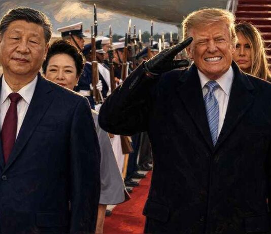 Afgetroefd door de Draak: Xi niet onder de indruk van Trumps luidruchtige bravoure tijdens een lauw staatsbezoek (VIDEO’S)