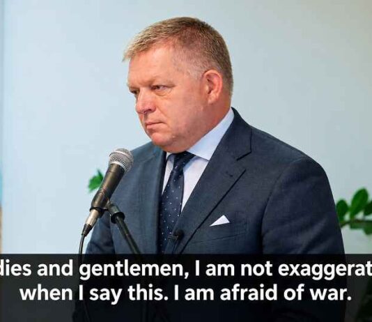 De Slowaakse premier Fico laat niet toe dat een valse vlag-operatie (in Polen?) zijn land in een oorlog met Rusland sleept