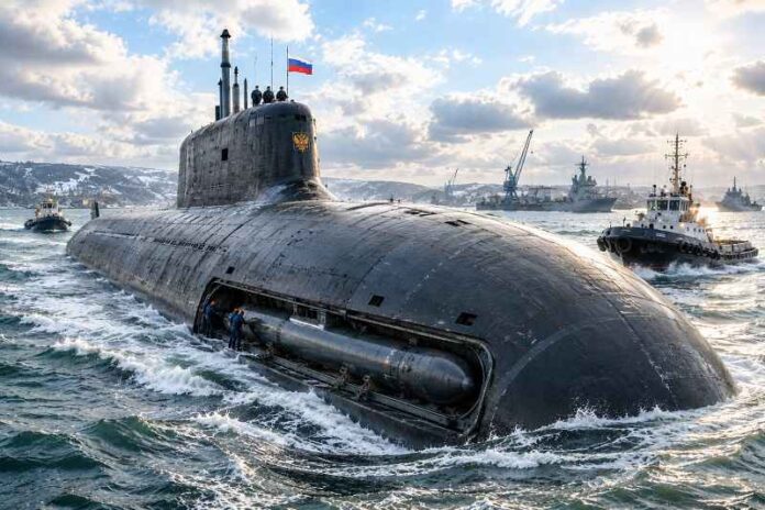 Rusland laat ‘doemdagonderzeeër’ te water