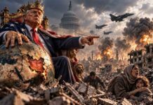 Stop de Iran-oorlog van de krankzinnige koning Donald