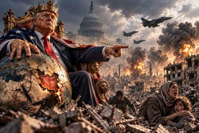 Stop de Iran-oorlog van de krankzinnige koning Donald
