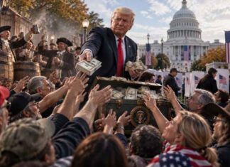 Trump biedt aan om elke burger 5.000 dollar te sturen als de Republikeinen de controle over het Congres behouden