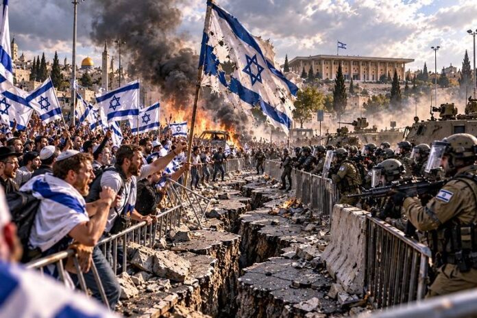 CIA-rapport waarschuwt dat Israël op een burgeroorlog