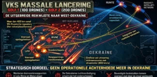 Het diepe afschermingssysteem Rassvet: golven van Geran-drones met straalmotoren boven West-Oekraïne, de val van Dobropillja en Moskou’s nucleaire rode lijn bij Kaliningrad