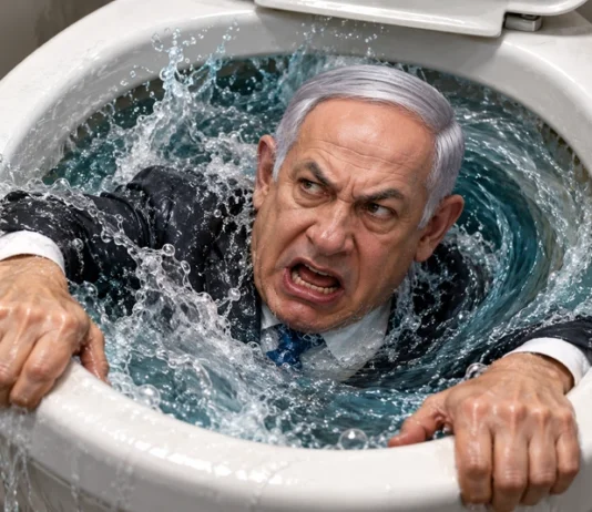 Netanyahu is als de drol die maar niet wil doorspoelen