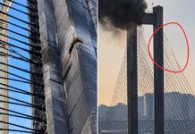 Paniek in Kiev nu Russische drones kabels van belangrijke brug beginnen door te snijden (VIDEO’S)