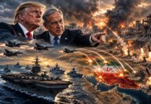 Trump praat over oorlog tegen Iran en bewandelt ook het pad ernaartoe. Netanyahu eveneens