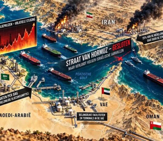 Als de Straat van Hormuz zoveel olie doorlaat, waarom plundert Trump dan de dieseltanks van Europa?
