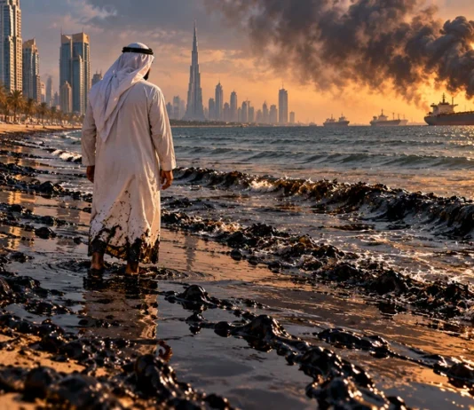Welkom in Dubai: minder toeristen, met olie vervuilde stranden en water per vrachtwagen