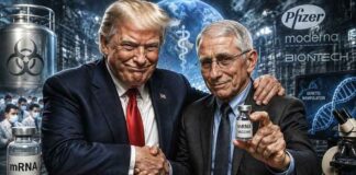Trump en Fauci: het snode duo dat de genetische doodsknop voor de mensheid heeft geactiveerd