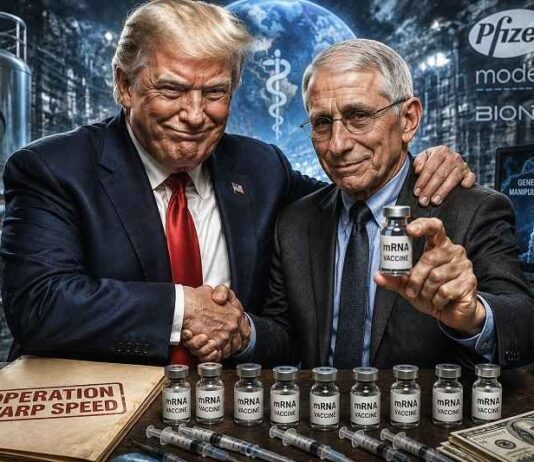 Trump en Fauci: het snode duo dat de genetische doodsknop voor de mensheid heeft geactiveerd